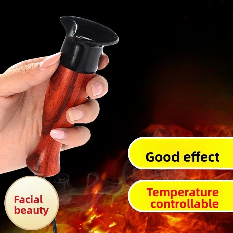 Hot Stone Electric Massagers for Face Lift Wrinkle Removal Firming Spa Legs Back Neck Relieve Muscle Pain Gua Sha Massage Stick
