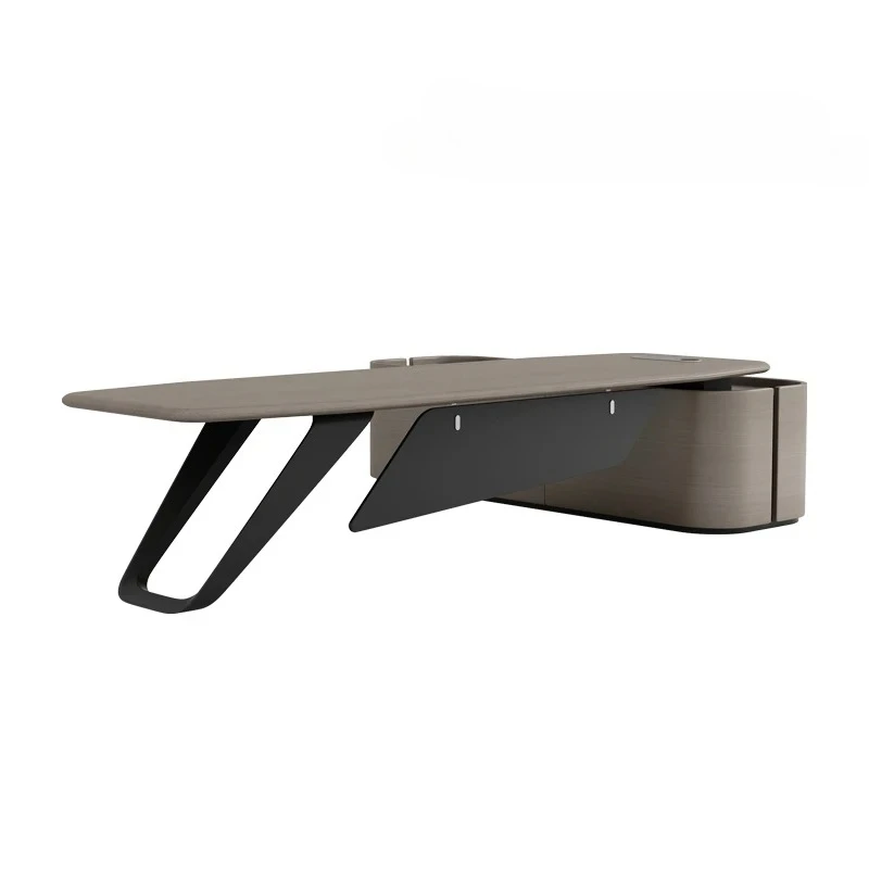 

Creative boss table President table Simple modern high-end desk Office atmosphere Single desk