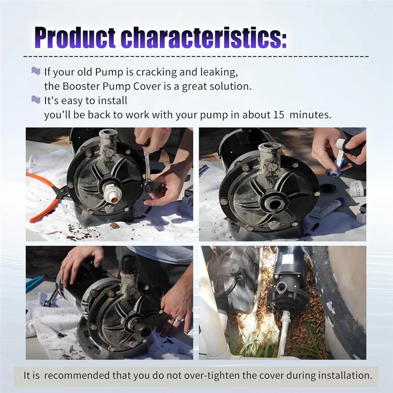 HLZS-Worm Replace For PB4-60 Pool Booster Pump R0536300 Replacement Volute Booster Pump Cover Pool & Spa Replacement Parts