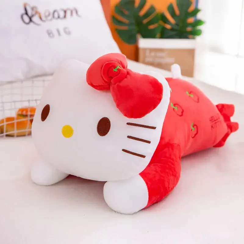 New Kawaii Hello Kitty Plush Toy Stuffed Animal Pillow KT cat Doll Children Plushies Home Decoration Girls Birthday Gift Kid