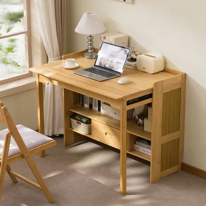Bookshelf combination primary and secondary school students writing desk home bedroom, writing desk, computer desk, study table