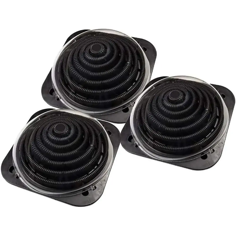 

Комплект из 3-х электрических нагревателей Deluxe для бассейнов, встраиваемых в грунт, объемом до 57 000 литров | Включает комплект для байпасной системы, зажимы и шланги.