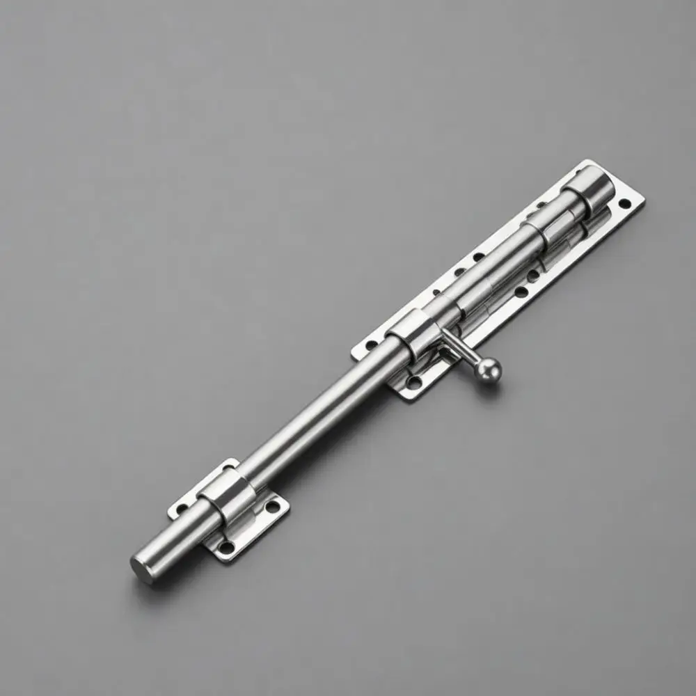 Heavy Duty Security Floor Bolt Latch 304 Stainless Steel Solid Door Lock For Garden Gate Fence Utility Hardware