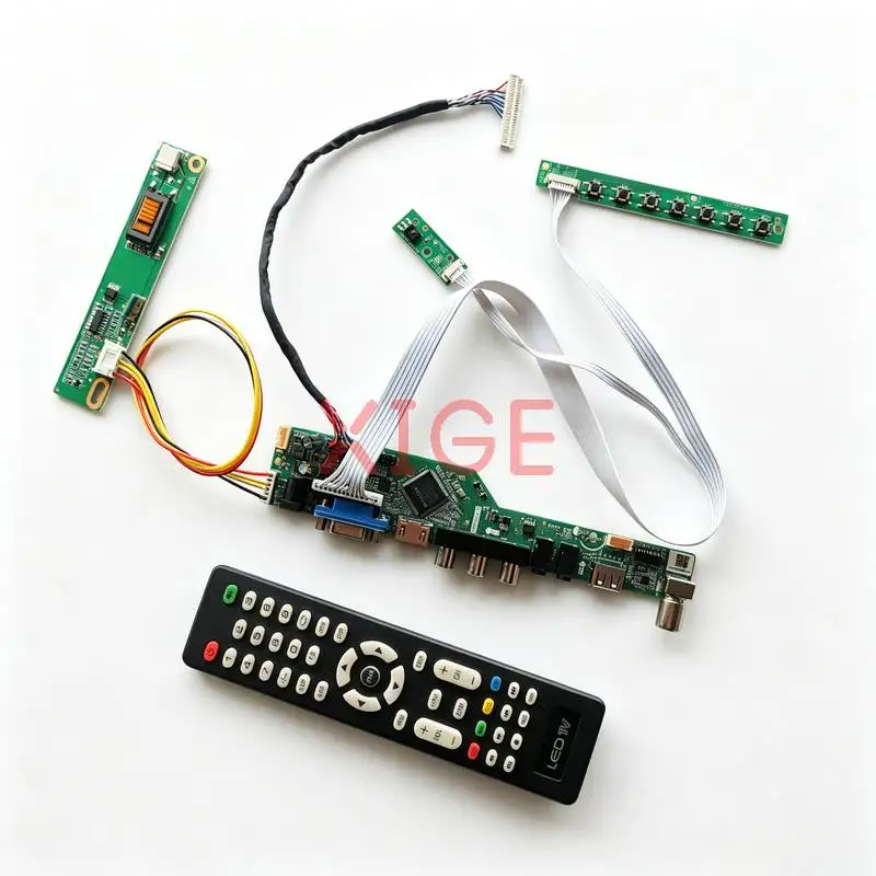 

For LQ154K1LA LTD154EX0 QD15TL07 LQ154K1LB Screen Drive Controller Board Kit 1CCFL 30 Pin LVDS 1280*800 1280x800 USB+AV+VGA+HDMI