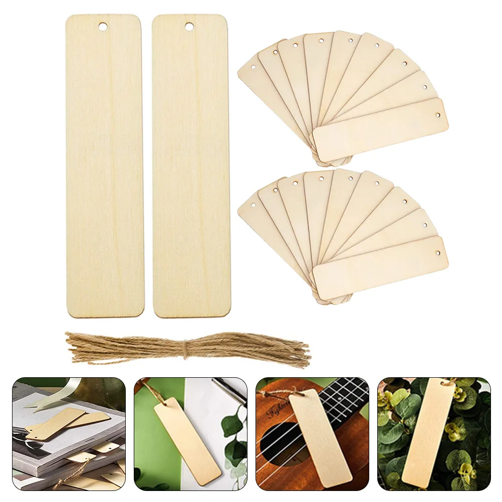 1Set Blank Bookmarks Elegant Design Good Texture Meaningful Present Christmas Tags Valentine Gift Office Supplies