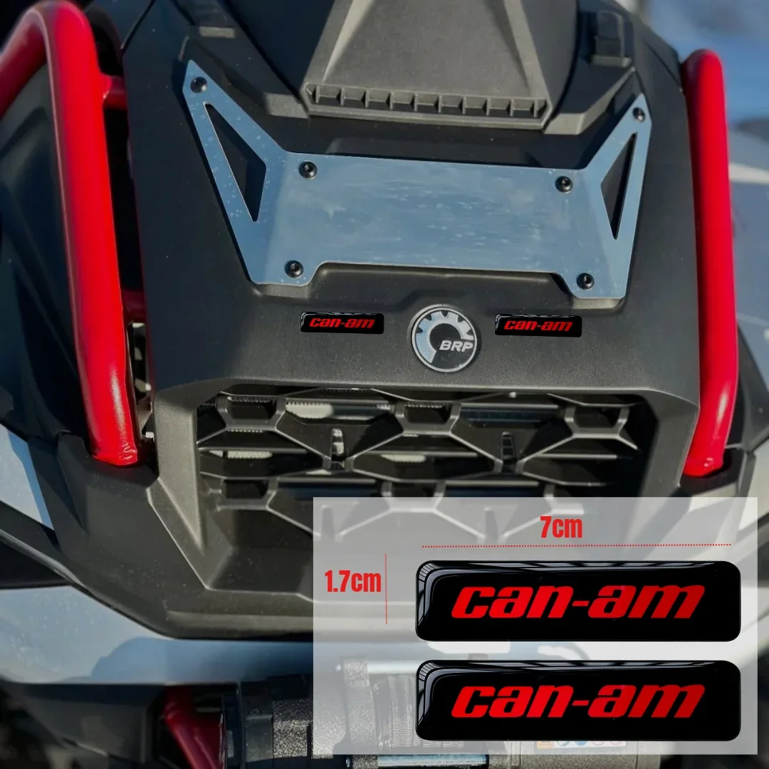 3D Gel Decal Epoxy Sticker Strips Warteproof Badges For BRP Can-Am Outlander Electric Spyder Ryker Canyon Commander Origin/Pulse