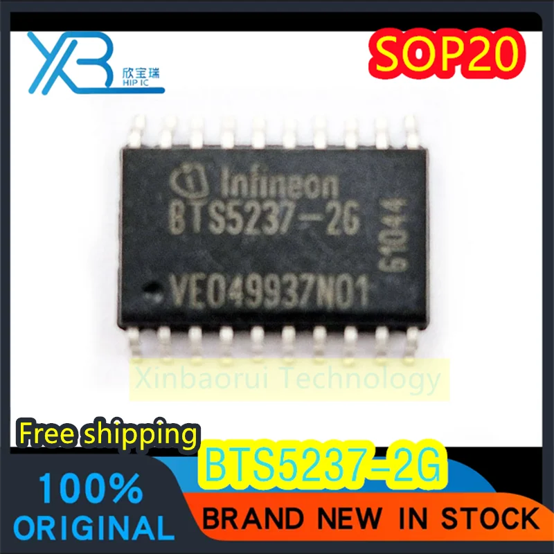 

(5/50pieces) BTS5237-2G BTS5237-26 SOP20 car body computer board vulnerable turn signal driver chip good quality free shipping