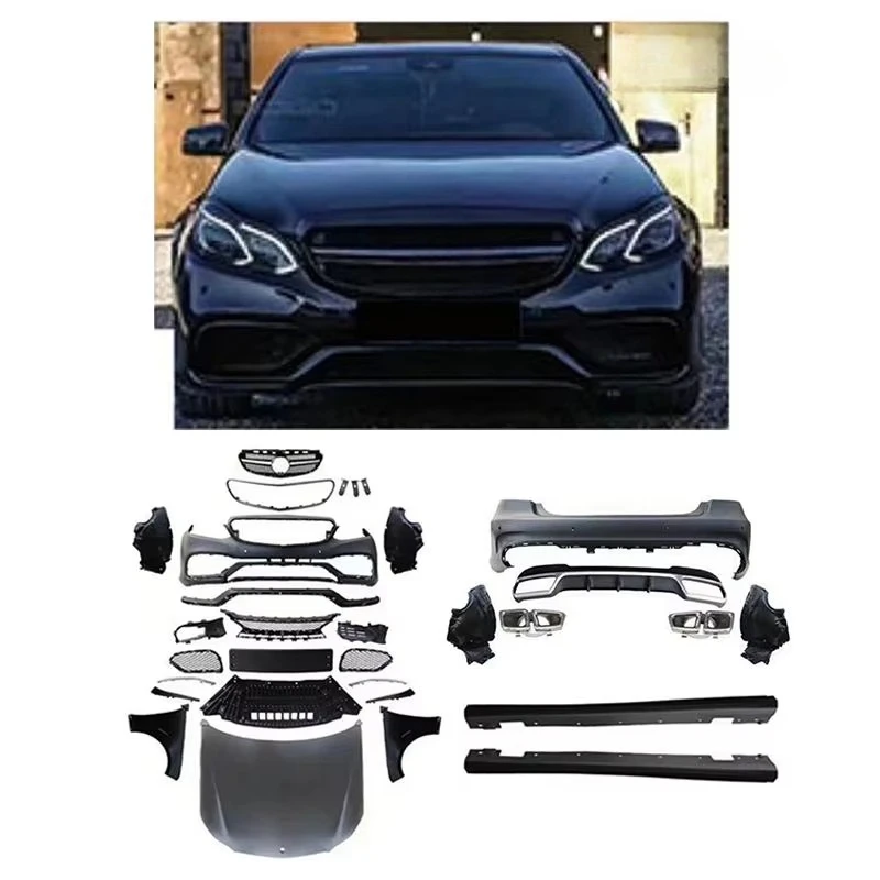 

Conversion Kit Tuning Auto Parts Body Kit Front Bumper Lip Car Bumper Body Kit for W212 S-Class to E63