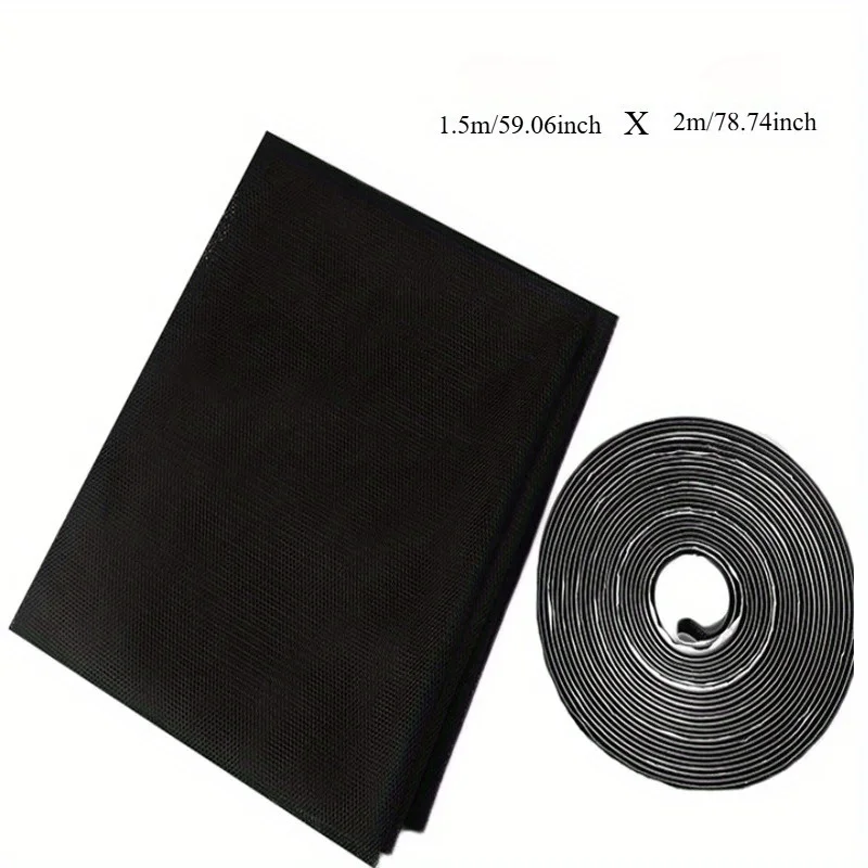 DIY Self-Adhesive Indoor Insect Fly Mosquito Window Screen Curtain Mosquito Netting Door Anti Mosquito Net Window Mesh Bug Net