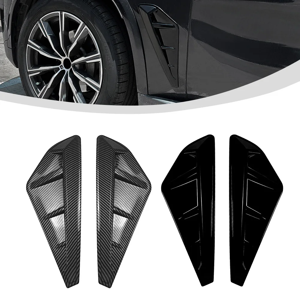 Car Modification Car Vent Cover Fender Vent Cover Black Easy Installation OEM Number Not Applicable For BMW X5 for g05
