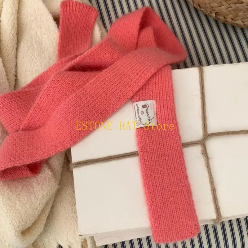 

49MF Luxury Chrimas Neckerchief Business Versatiles Scarf Plush Neck Protecting Scarf for Fashion Consciousness Woman