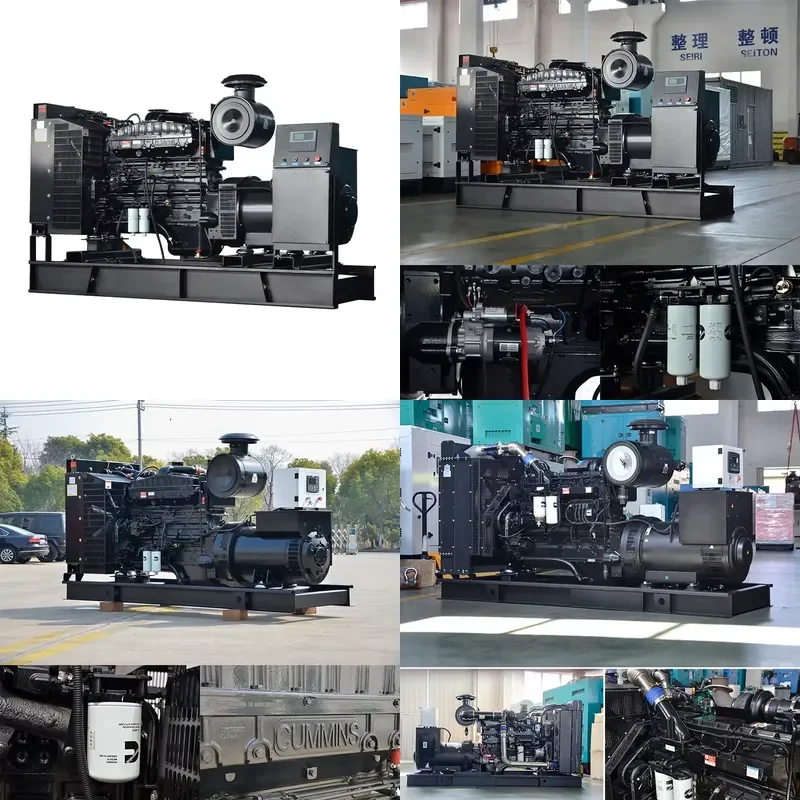 Jiangsu Factory NTA855 300kva Generator With Engine 240KW Power Generator Set Price