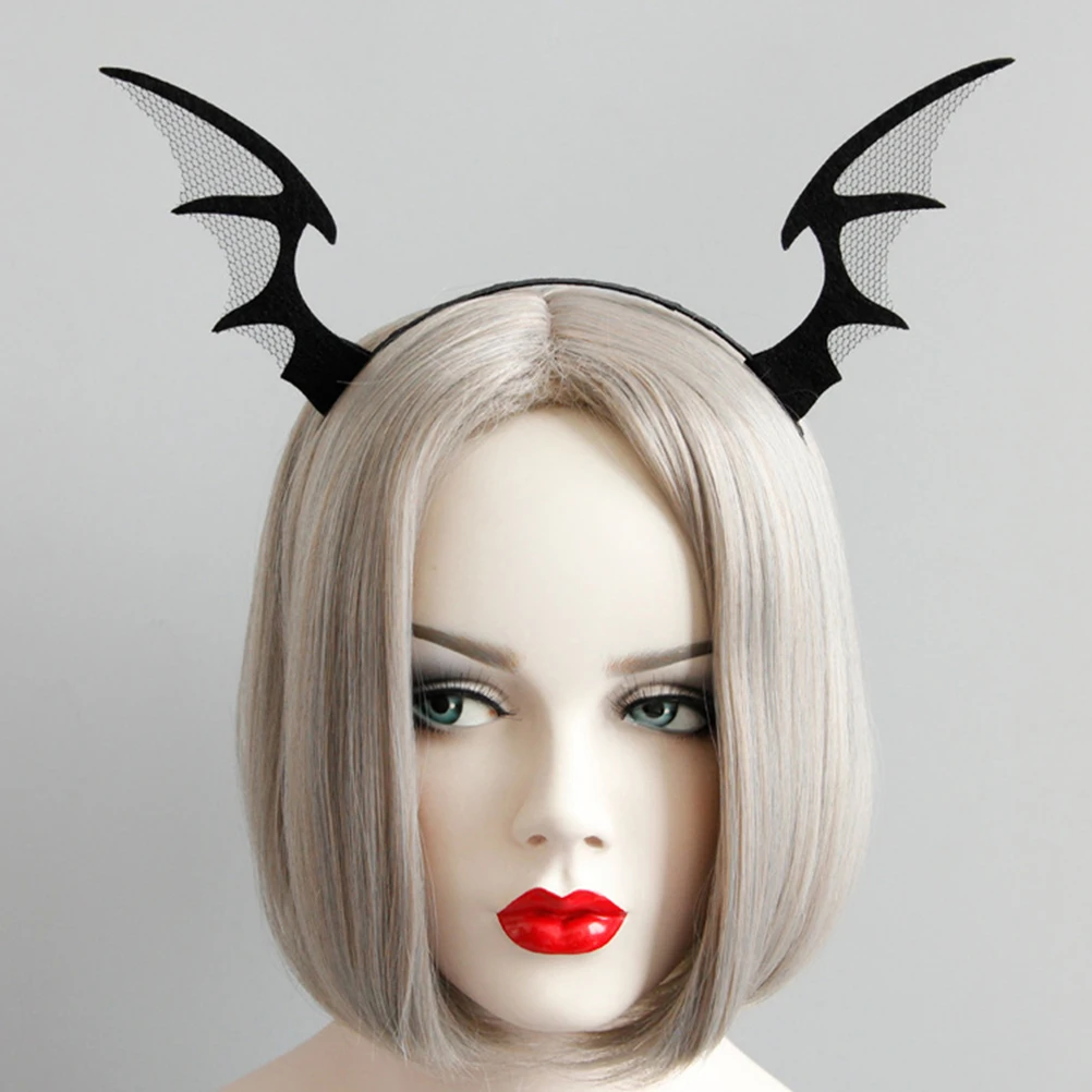 

Horn Headb s Halloween Headdress Reusable Costume Ox Horn Hair Clasp Stage Performance Photo Shooting Party Wear Elegant