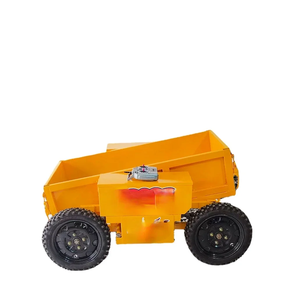 

All-terrain electric transport vehicle remote control four-wheel drive mountain orchard agricultural ivy small farm porter