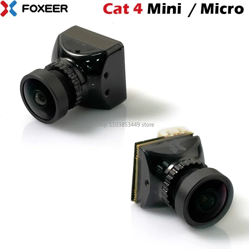 

Foxeer Mini Cat / Micro Cat 4 1200TVL Starlight 0.00001Lux Camera Low Latency Low Noise FPV Camera For RC FPV Racing Drone Parts
