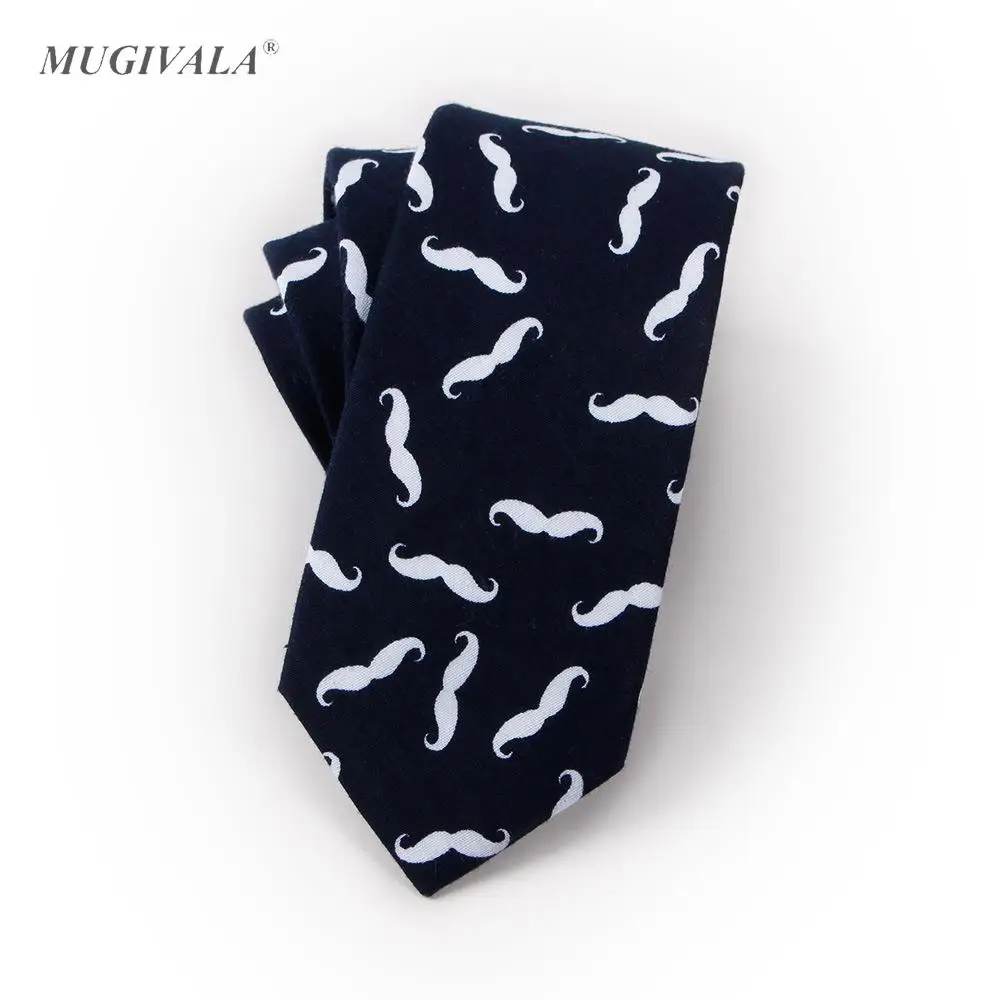 

Fashion Little Beard Tie For Men Pattern Bowtie Leisure Black White Navy Blue Cotton 6cm Width Lovely Leisure Men's Tie