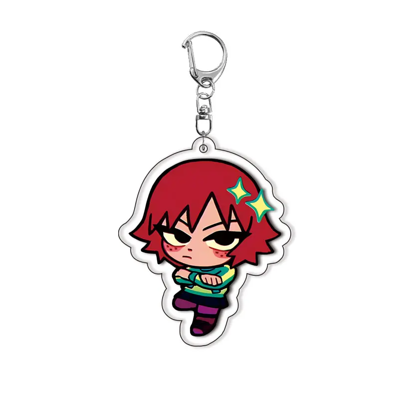 Anime Scott Pilgrim Takes Off Chibi Keychains For All Characters And League Of Evil Exes Bag Cartoon Pendant Keyring Gifts