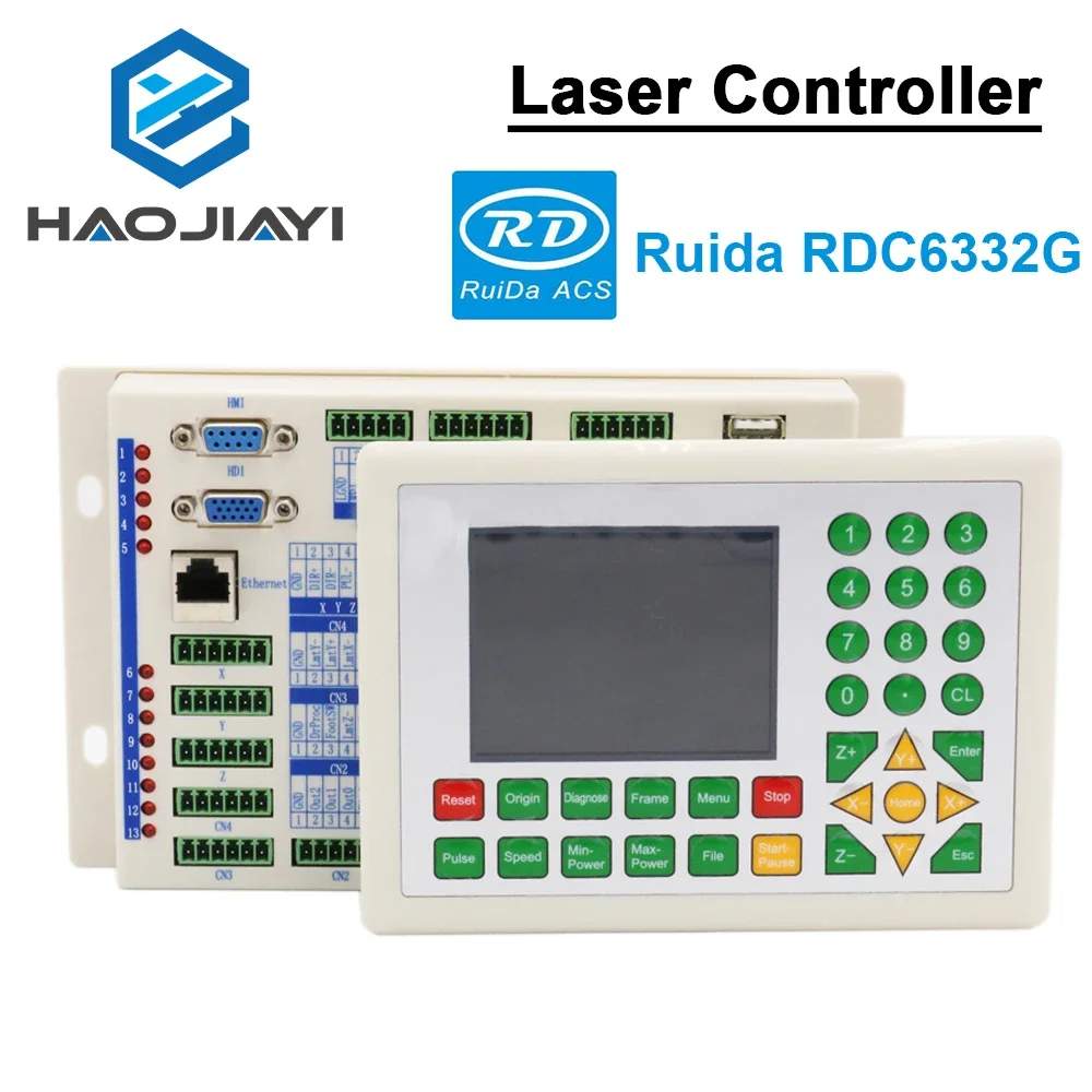 HAOJIAYI Ruida RD RDC6332G Co2 Laser DSP Controller for Laser Engraving and Cutting Machine RDC DSP 6332G