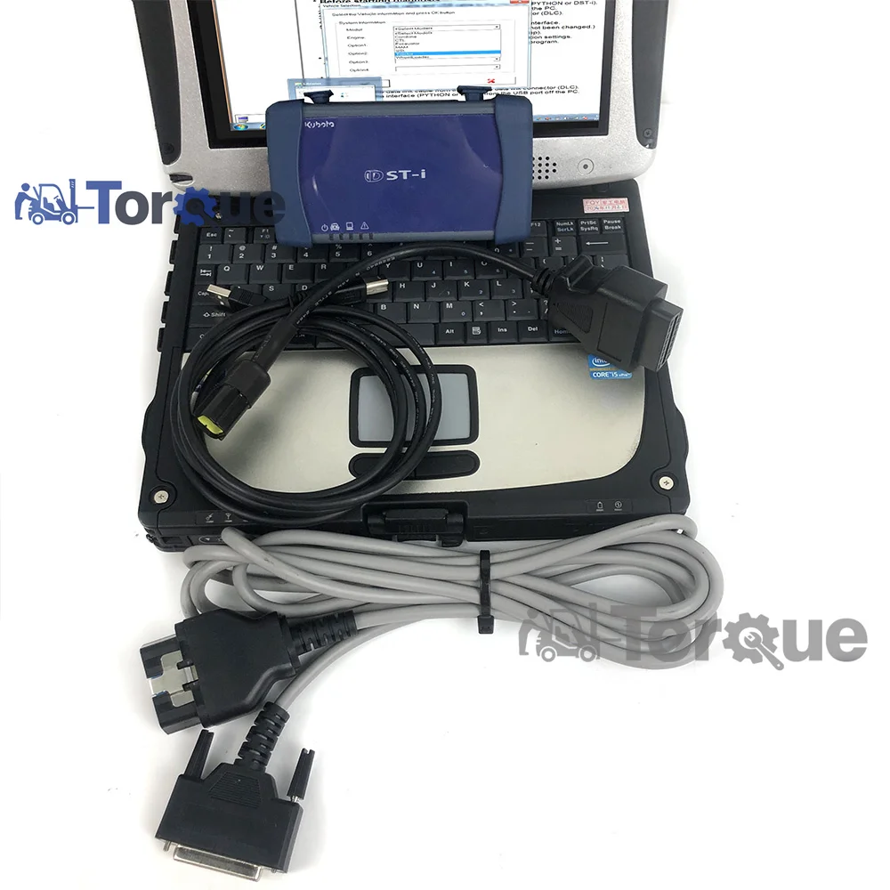 

CF19 Laptop Machinery for Toyota Diagmaster DENSO TAKEUCHI System techstream For Kubota DENSO DST-i PYTHON Diagnostic tool