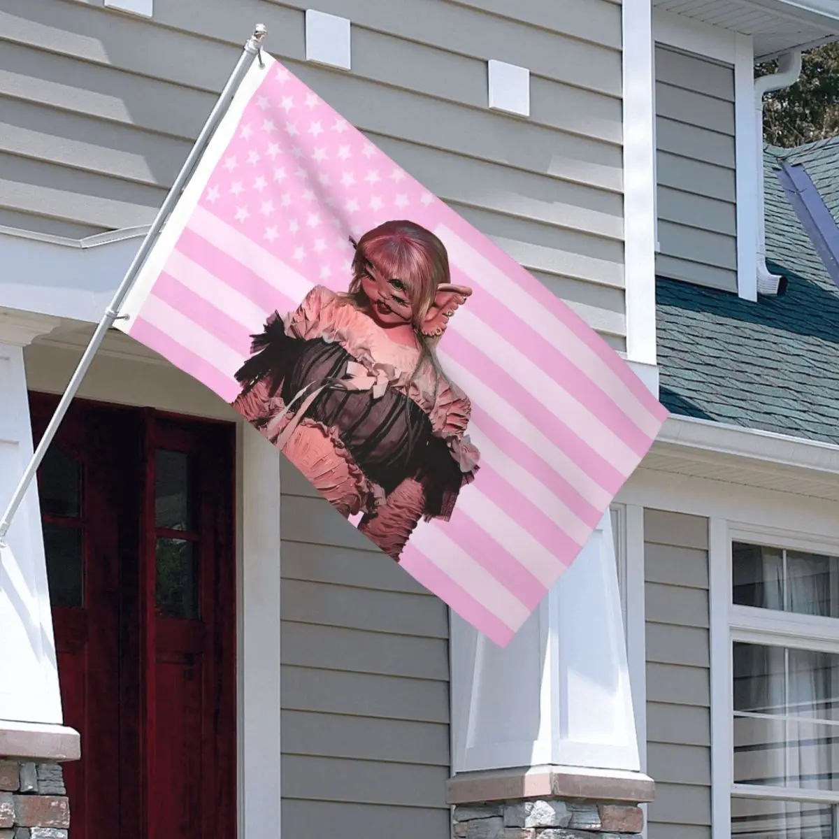Melanie Martinez Crying Child Flag Indoor Outdoor Banner 2 Grommets Cute Girl Decoration Vivid Color 60x90 90x150cm Flags