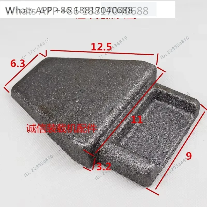 1PC for Mingyu Luyu Loader Forklift Wood Grabbing Machine Fork Grass Grabbing Tooth Tip Claw Grass Fork Welding Tooth Tip