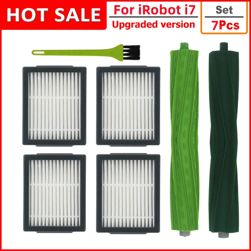 Accessories Brush Roll Side Brush Hepa Filter for iRobot Roomba i7 E5 E6 I Series Robot Vacuum Cleaner Replacement Spare Parts