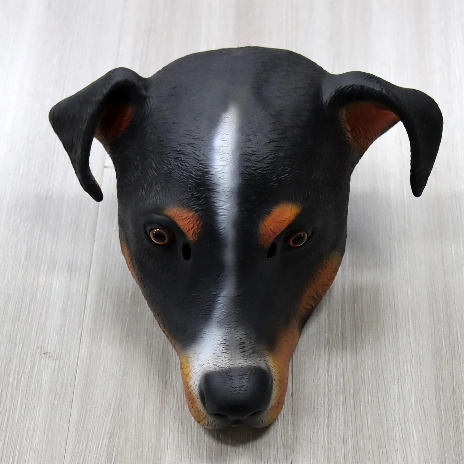 Niedliche Hundemaske Cosplay Lustige große Ohrhunde Tier Latex Helm Halloween Karneval Dress Up Bar Maskerade Party Kostüm Requisiten