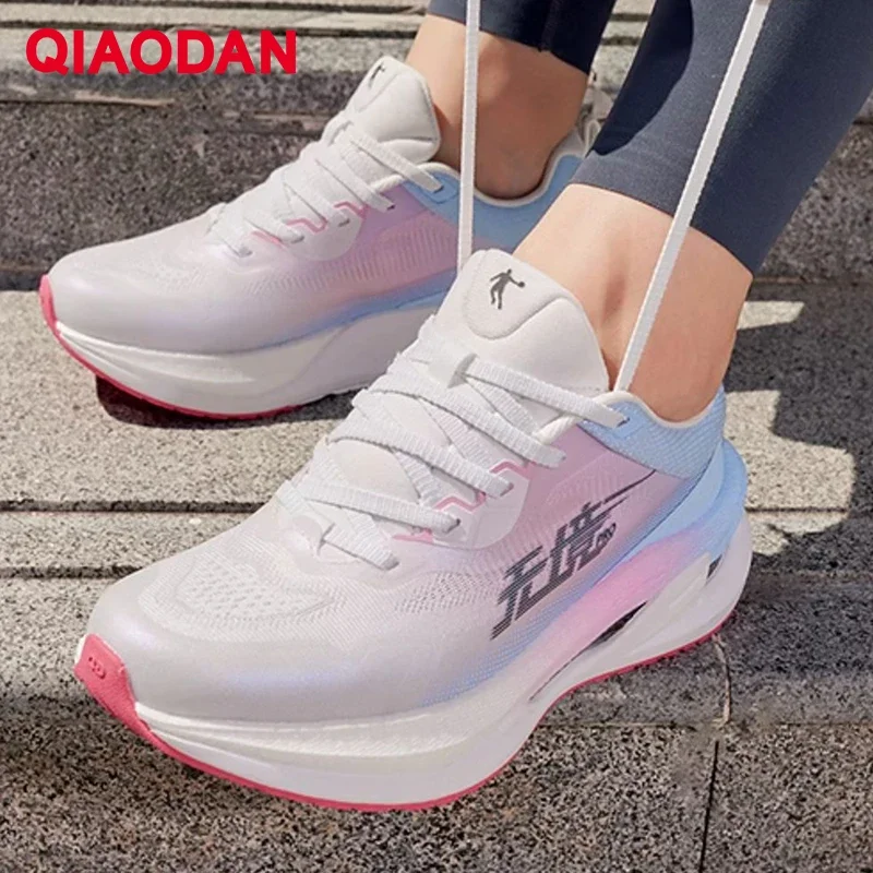 QIAODAN PRO2.0 2025 شتاء جديد المرأة احذية الجري انتعاش أحذية رياضية خفيفة الوزن توسيد الاستقرار أحذية رياضية QDB022251293 #3