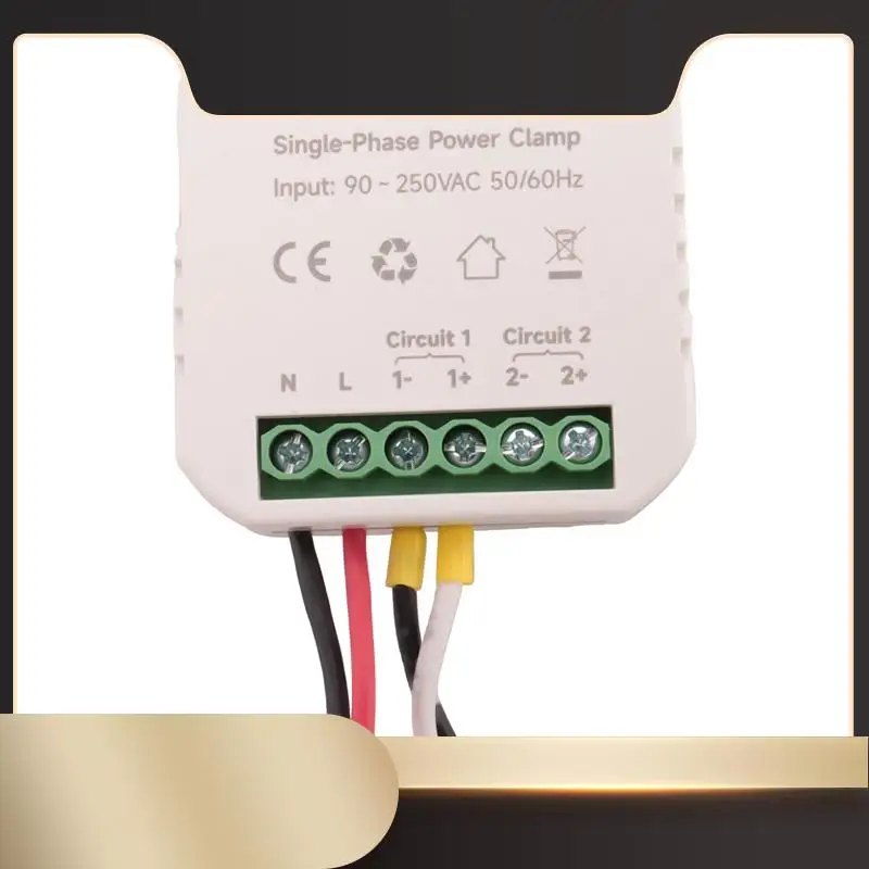 

Tuya Smart Wifi Energy Meter 80A With Current Transformer Clamp Kwh Power Monitor Electricity Statistics 90- 250V-N36R