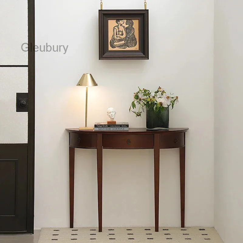 

Консольный стол Beauty Console Mid Drawers Century Table: Модный и роскошный стол для гостиной и прихожей, мебель для салотто.