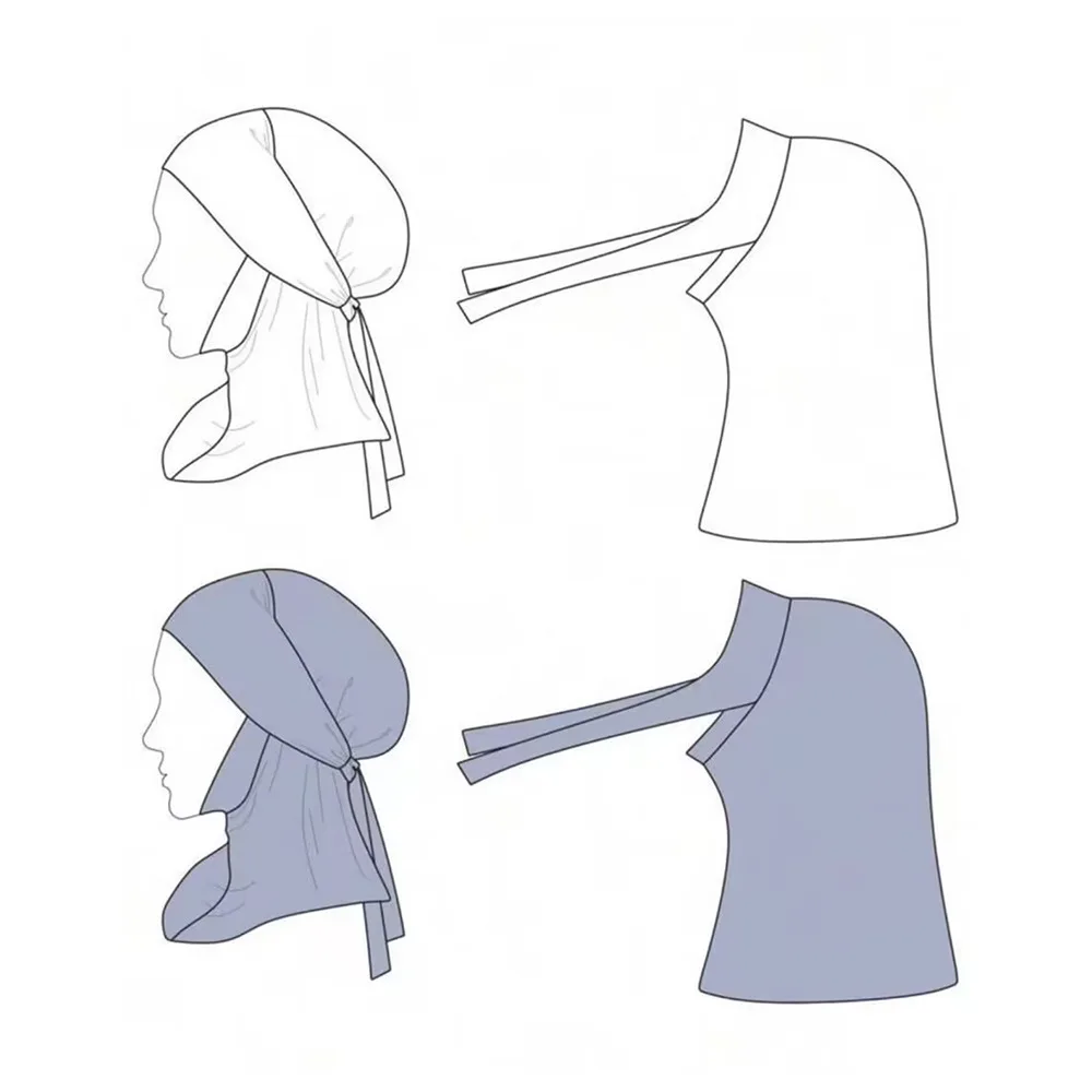 Nouveau prêt à porter femmes musulmanes foulard pansement Hijab Jersey Amira écharpe instantanée Turban châle tête enveloppement Bandanas Turbante Mujer