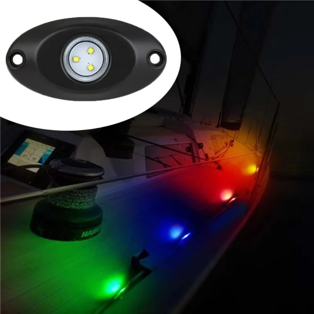 8 Pod Light Emitting Diode Rock Light Boat Deck Light Emitting Diode Courtesy Decorative