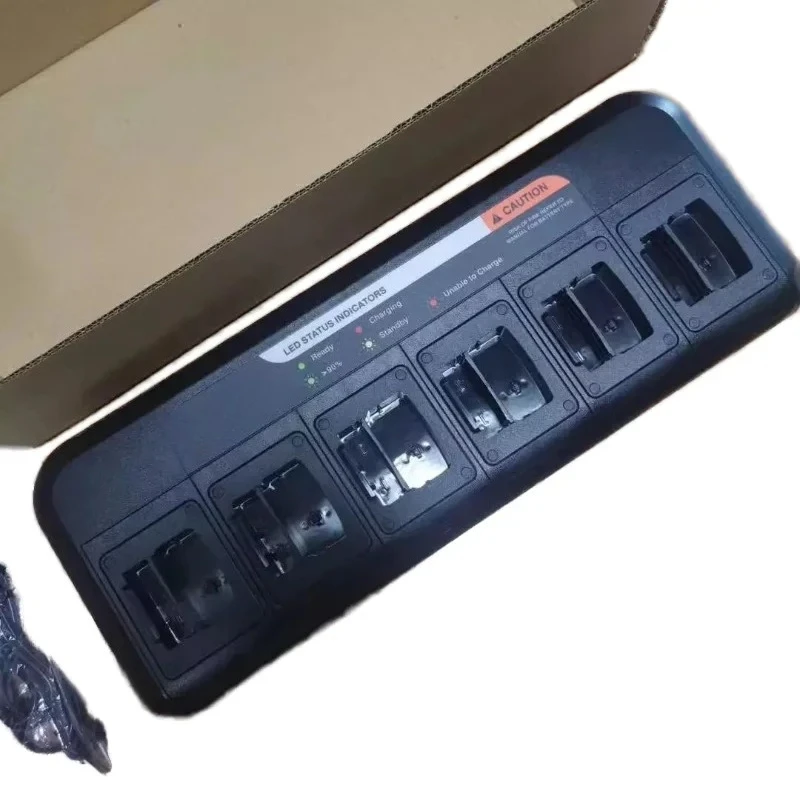 Nntn6908 Six-Way Charger Multi-Seat Multi-Seat Charger for MTP850 Mtp810 Mtp830 & Other Walkie-Talkies 6-Seat Adapter