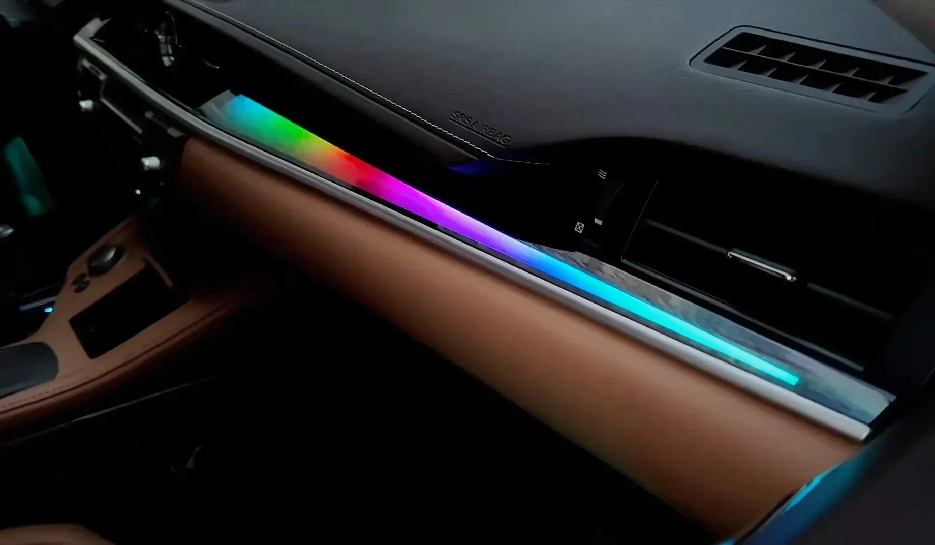 

Dynamic Model Ambient Light Piano Black Streamer for Lexus ES 2013-2017 Interior Car Lighting Decoration