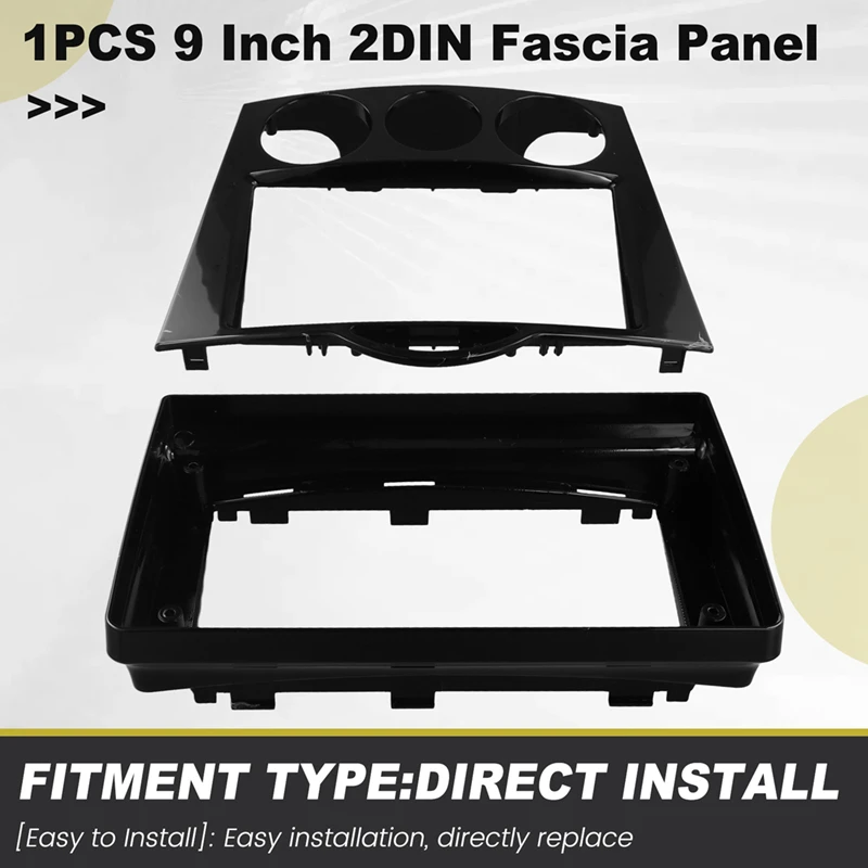 9 Inch 2DIN Fascia Panel Radio Android MP5 GPS Player Frame for Mazda New Arrivals in Stock view 4