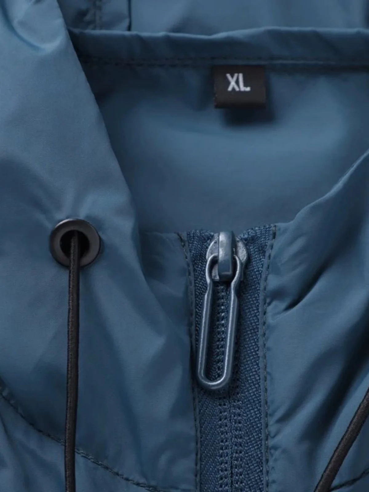 

Breathable Long Sve Couple Jaet Men's Thin Outerwear Winter Coat Zipper Closure Hooded Regular Fit Faionable Outerwear