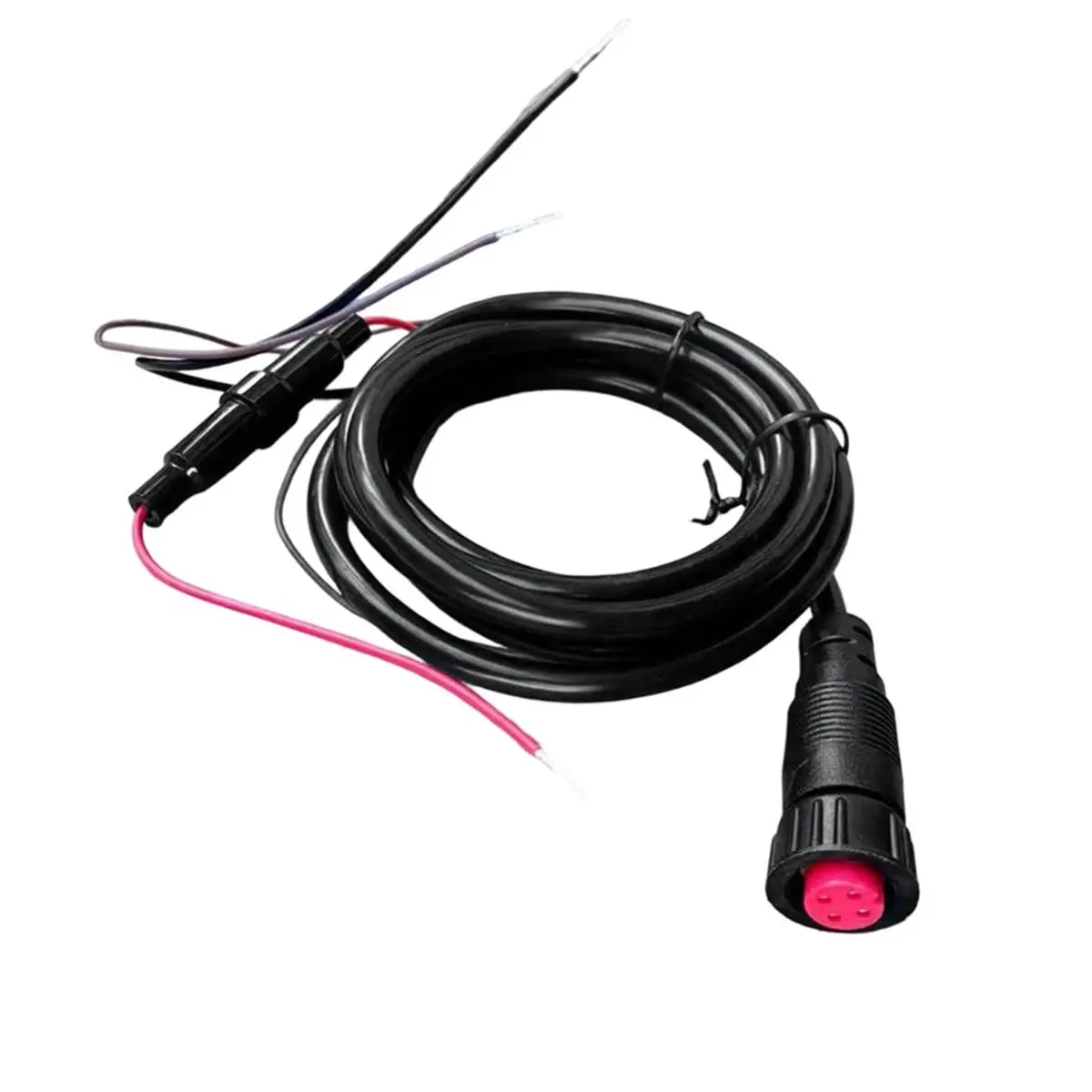#52T 6-Foot 4-Pin Threaded Cable for Garmin EchoMAP Chirp,Power Data Cable,(Plastic)