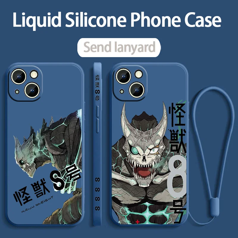 Kaiju No. 8 Anime For OPPO Reno 11 10 8T 8 7Z 7 6 5 2Z Find X5 X3 X2 Neo Lite Pro Plus Liquid Left Rope Phone Case