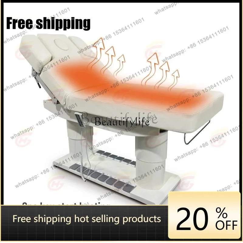 Factory Direct  Electric beauty bed massage treatment bed multi-functional lifting heating