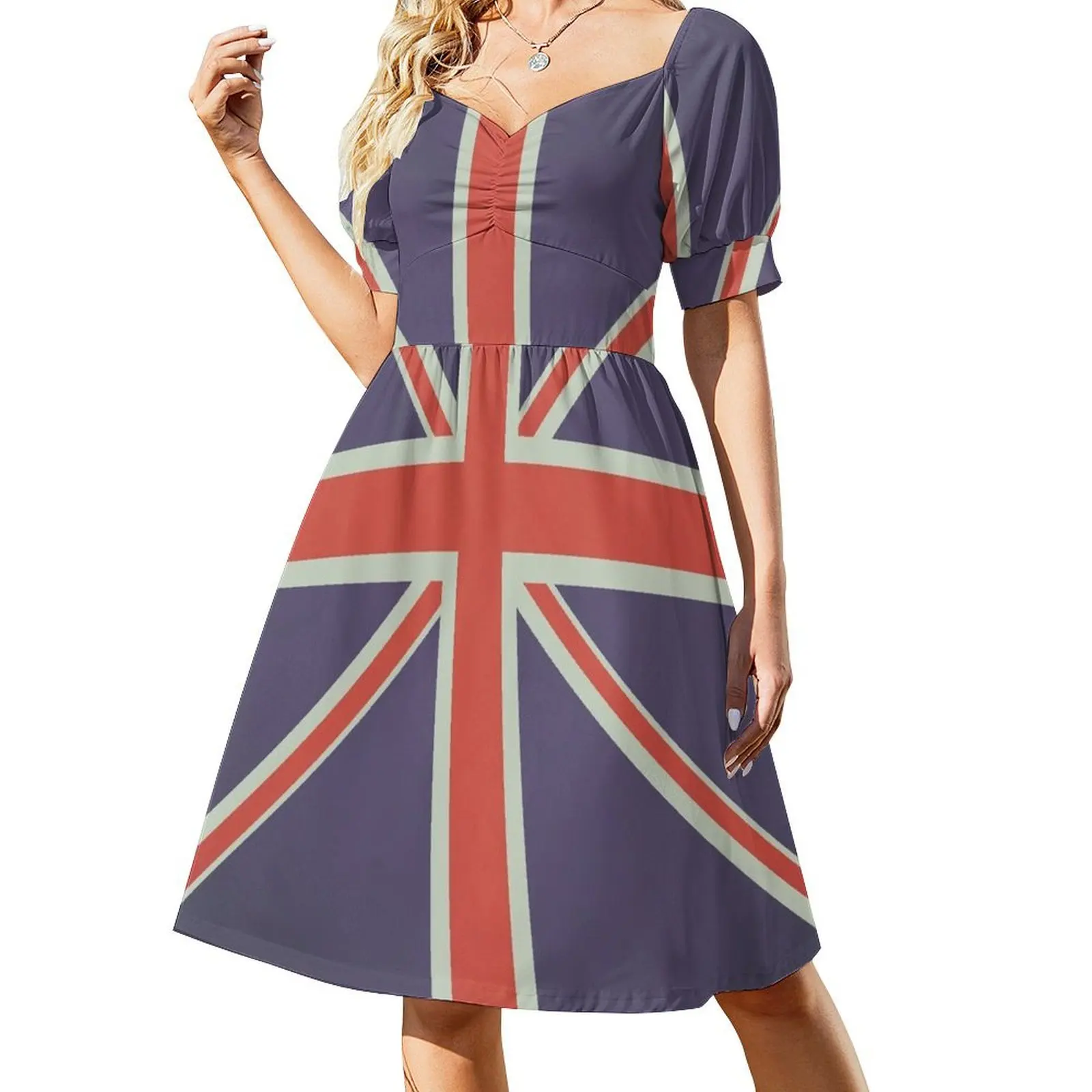 

British Mod Union Jack Design Short Sleeved Dress dresses summer woman 2025 summer outfits for women 2025 Dress