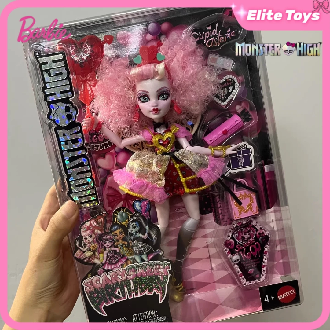 

Barbie Monster High Scary Sweet Birthday Series Exquisite Clothe Rich Accessories Dolls Collectible Toys Girls Pretend Play Gift