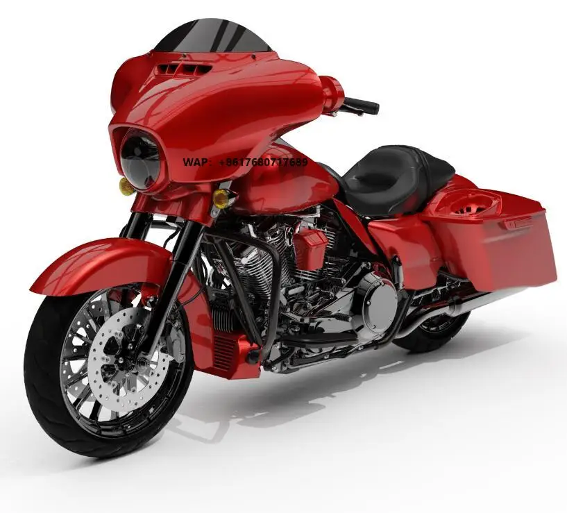 HR3 Wicked Red Body Kit Inner Outer Fairing Saddlebag Fender Gas Tank Fit for  Road Glide CVO 15+