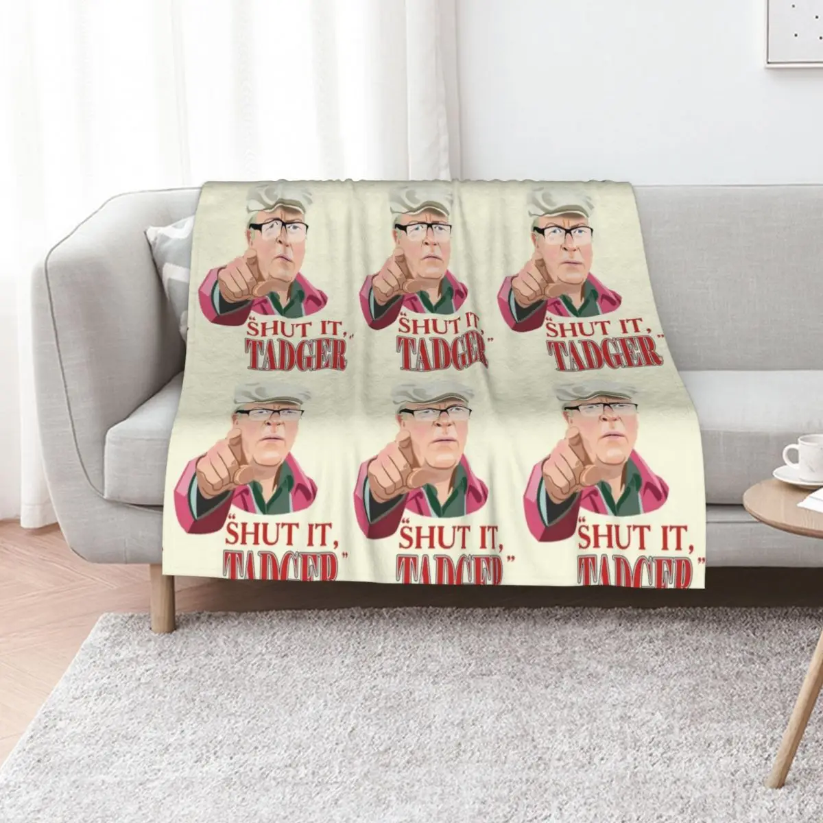 Winston says Shut it! Throw Blanket Warm Accent Blanket for Living Room Decoration