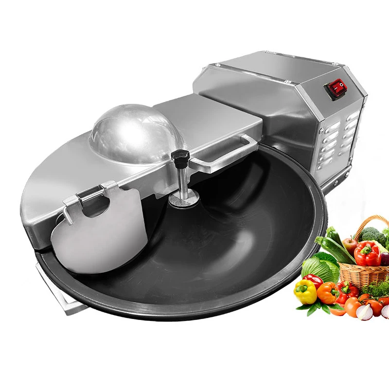 Basin Type Vegetable Particle Chopper Machine Electric High Efficiency 110V 220V Vegetable Stuffing Chopper Machine
