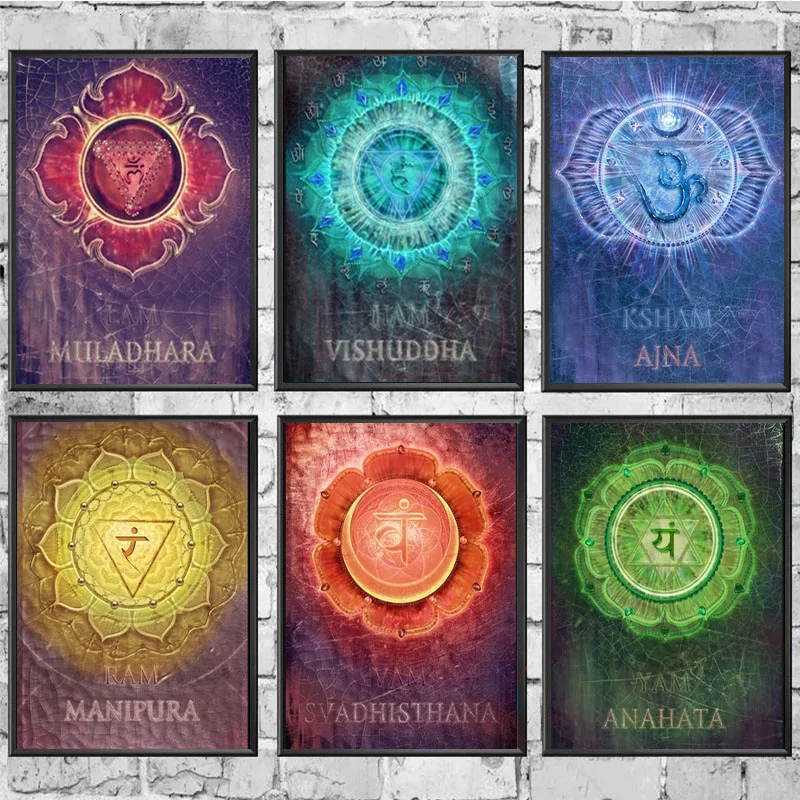 Karma Chakra Posters and Prints Canvas Painting Nordic Wall Art Picture Affiche for Living Room Modern Home Decoration Cuadros