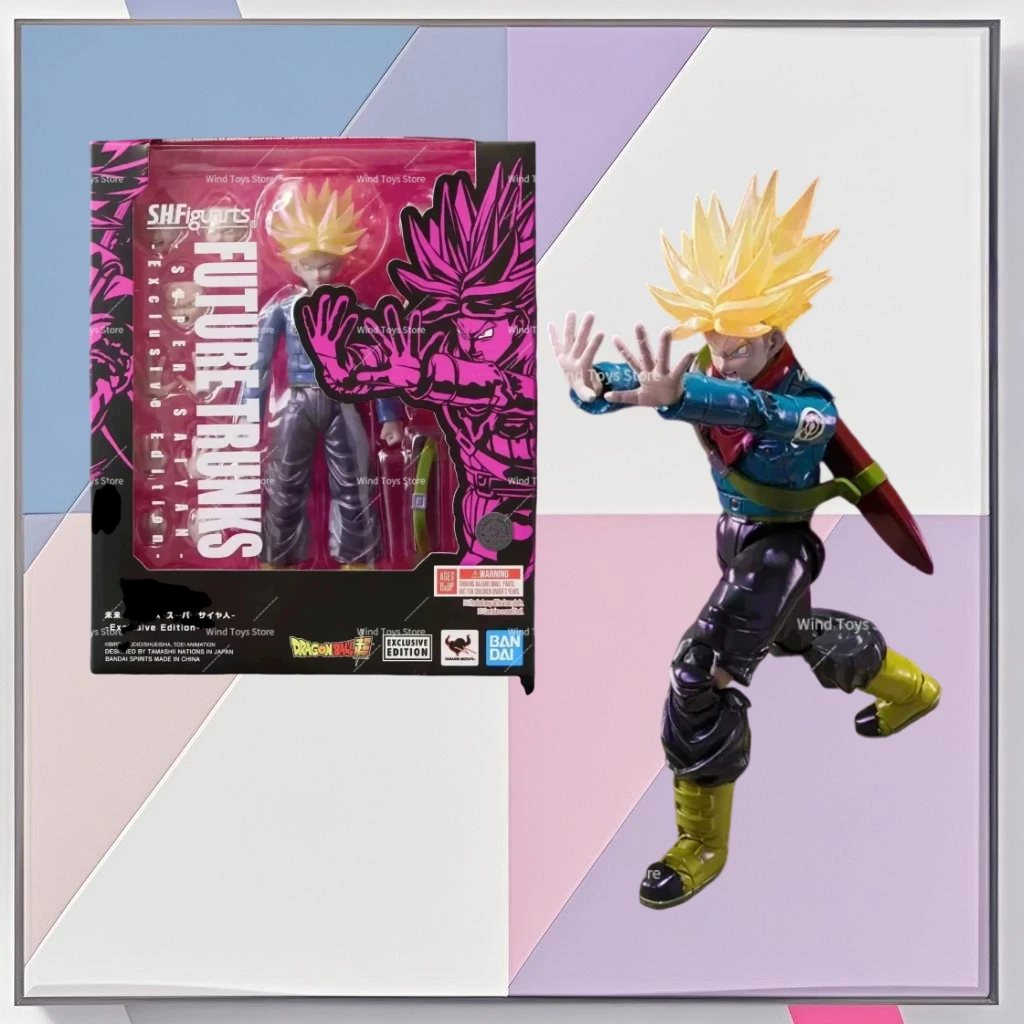100% Original Bandai Dragon Ball SH Figuarts Son Goku Son Gohan Kid Jiren Trunks SHF 2024 SDCC edición exclusiva figuras de acción