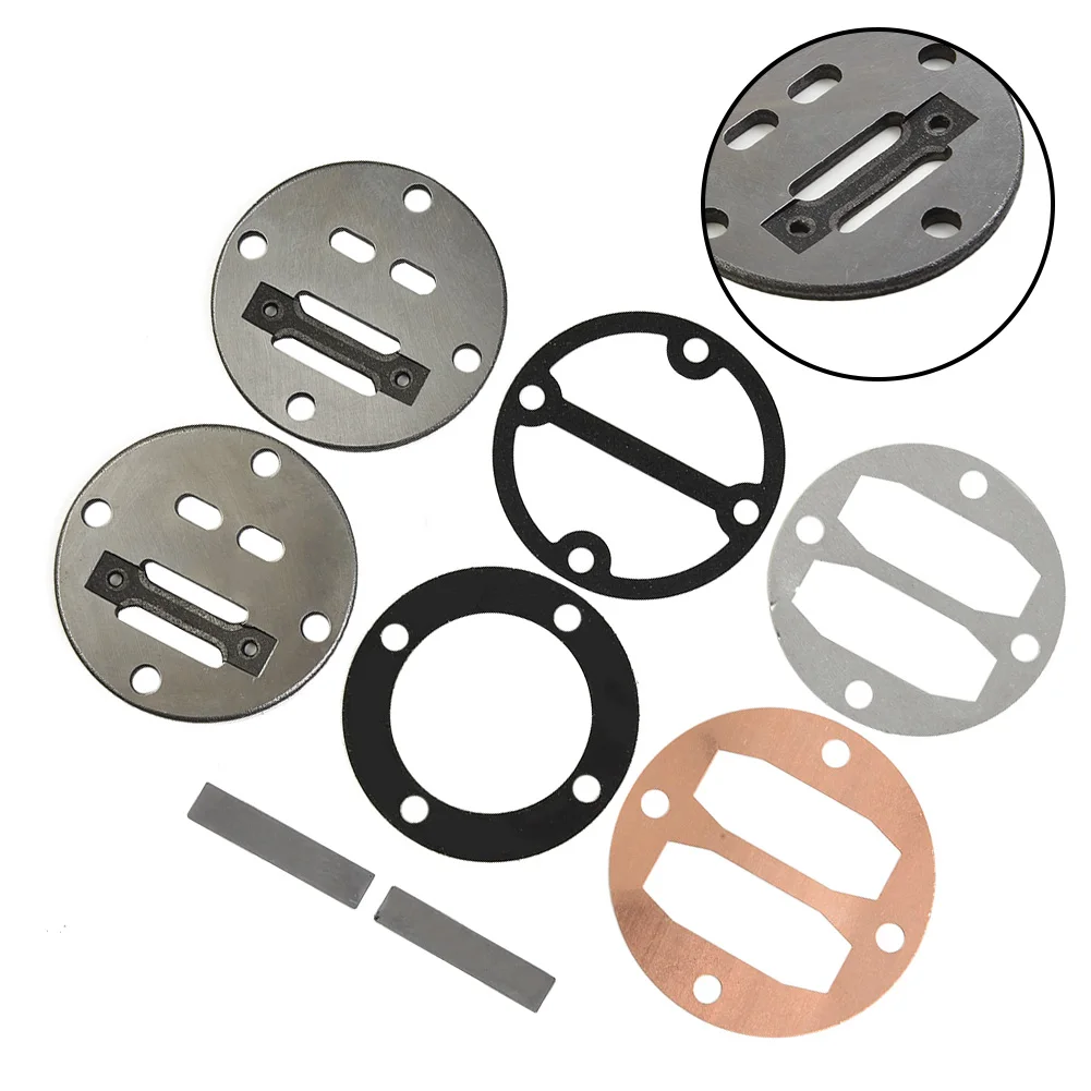 1 Set Piston Air Compressor Cylinder Valve Plate Hole To Hole 42mm For Oil-less/Inline/Belt Type Piston Air Compressor