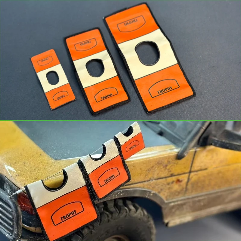 Simulation Winch Flag Decoration for 1/10 1/12 1/14 1/18 1/24 RC Crawler RC4WD Toyota Accessories