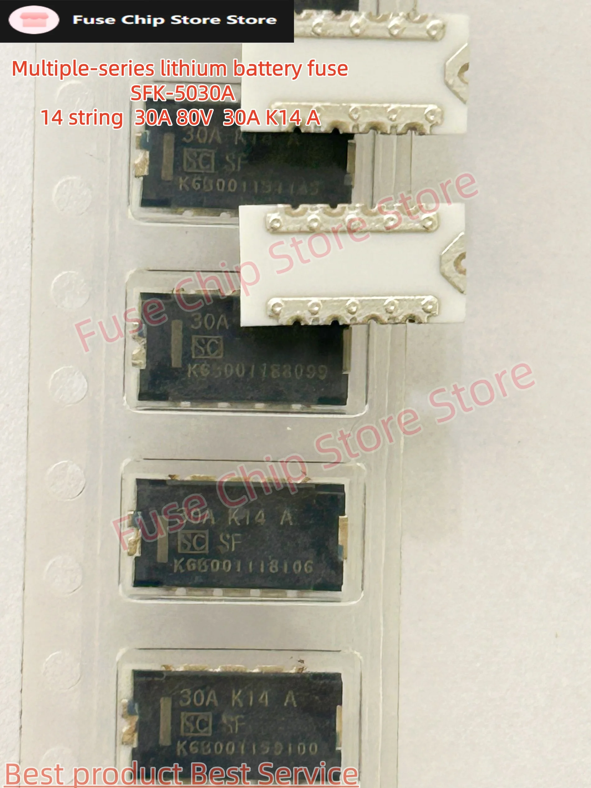 NUEVO Fusible para Batería de Litio sfk 5030  SFK-5030   SFK-5030A 14 Celdas 30A 80V  30A K14 A