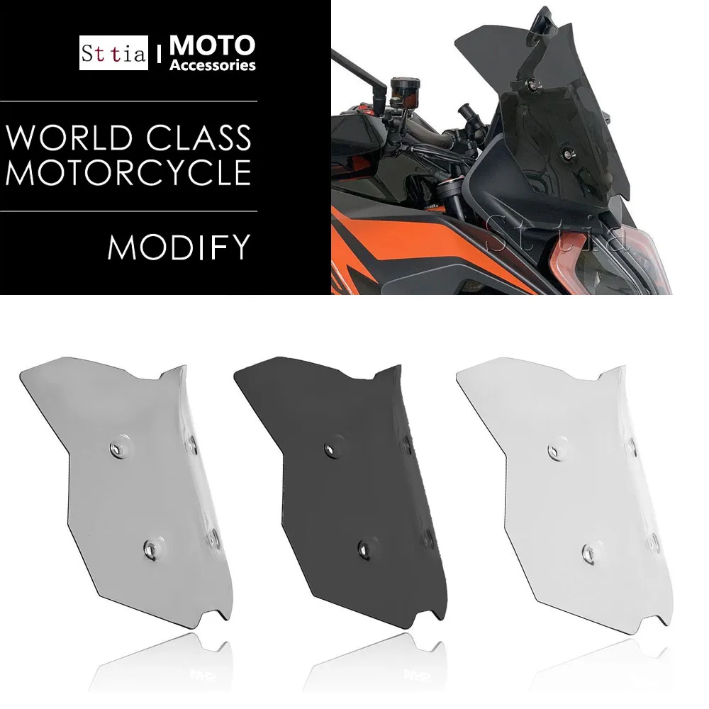 For KM 1290 SUPERDUKE Super Duke GT 2019-2024 2020 2021 2022 2023 Motorcycle Sport Screen Windshield Windscreens Wind Deflectors